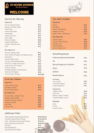 E11Even Avenue menu 1