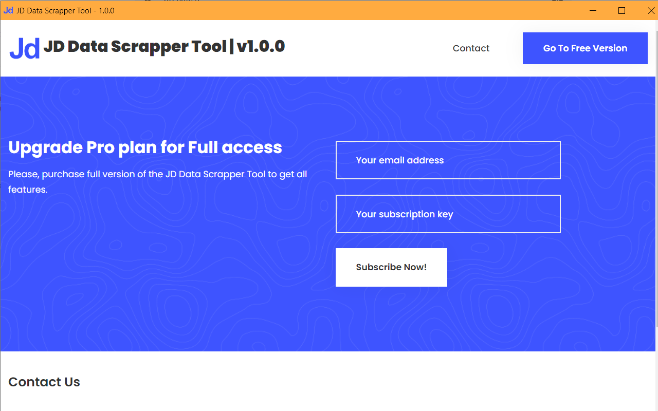 JD Data Scrapper Tool Preview image 1