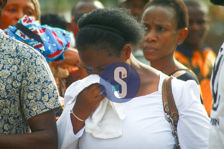 Supporters of embattled paster Ezekiel Odero outside Shanzu Law Courts ahead of his arraignment on May 2, 2023