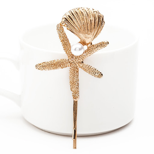 Title 5, Conch Starfish haarspeld, een uniek accessoire ...
