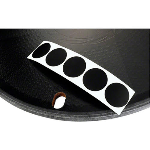 Zipp Disc Black Valve Hole Sticker Kit, Quantity 5