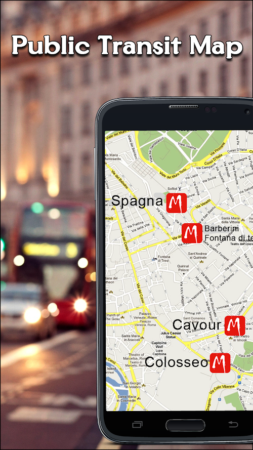 Android application GPS Route Finder screenshort
