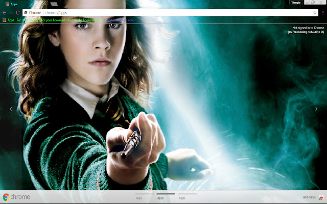 Harry Potter 1366x768 chrome extension