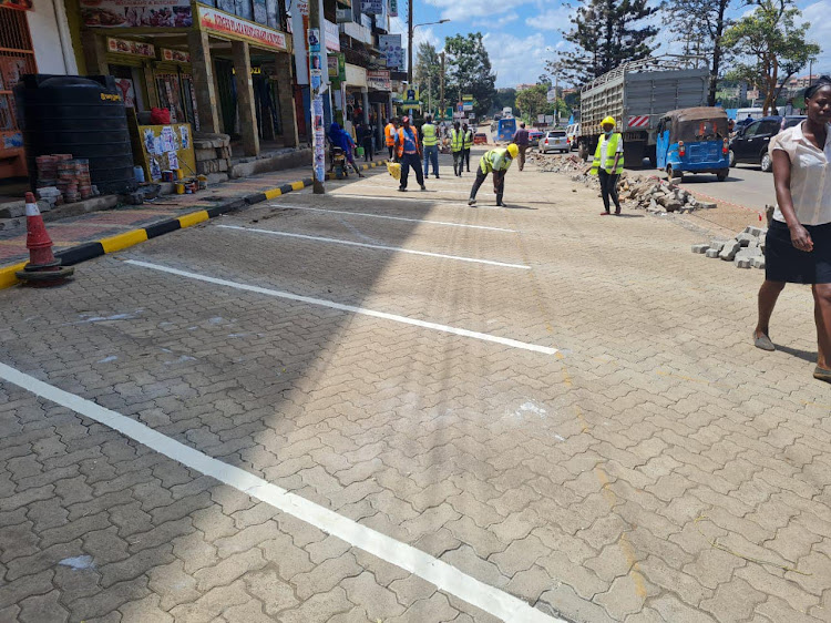 Ruiru town newly built parking space