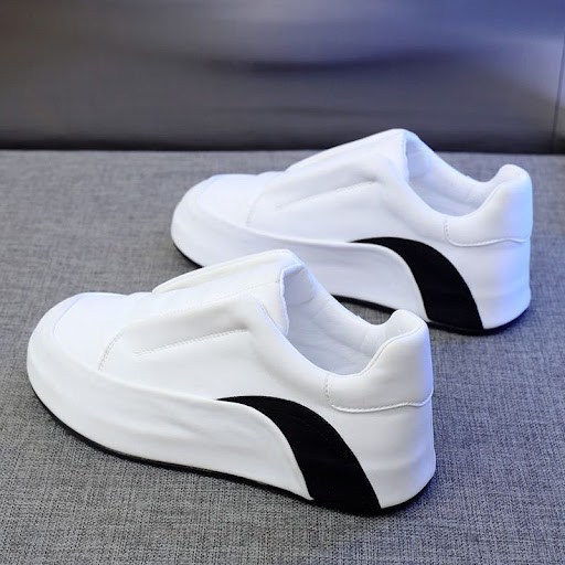 Title 4, Genuine Leather Slip-on Breathable Running Casu...