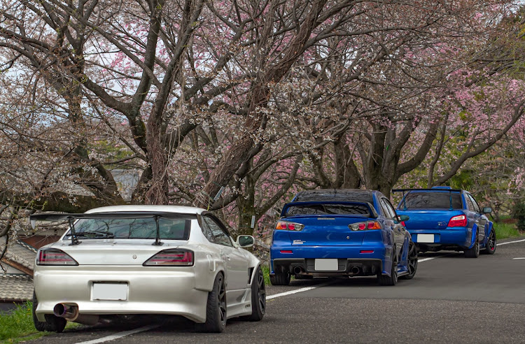 インプレッサ WRX STIの桜とコラボ🌸・サクラオフ会・木曽三川公園MT・ワイガヤ楽しい・久しぶりのオフ会に関するカスタム事例の投稿画像4枚目