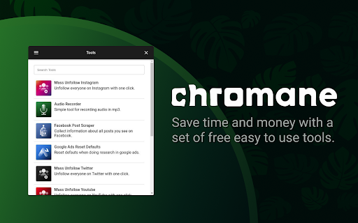 Custom Chrome Extension Tools - Chromane