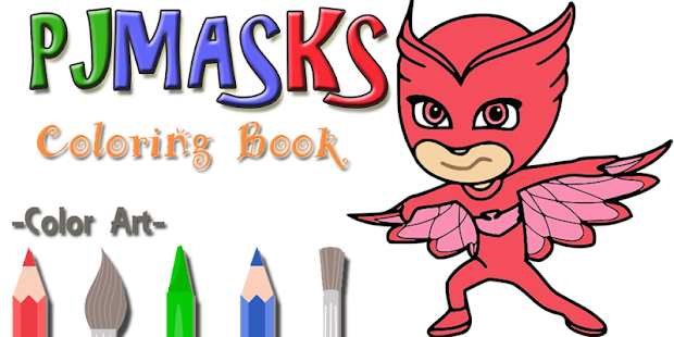 PJ Masks Coloring book - Coloring PJ Masks 1.0 APK + Mod (Uang yang tidak terbatas) untuk android