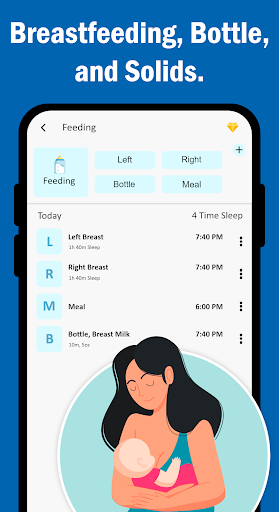 Screenshot Baby Growth Tracker & Feeding