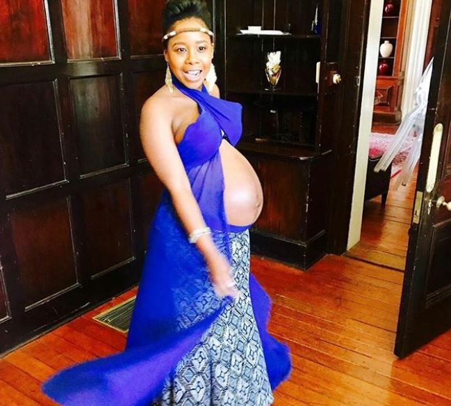 Lungelo Nxele is expecting a baby boy any day now.