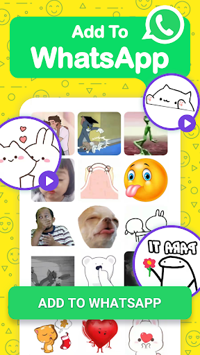 Animated Emojis Sticker for WA