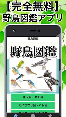 野鳥図鑑 無料〜バードウォッチング×図鑑アプリ 無料×フクロウ×はやぶさ×鳥獣×バードライフ〜のおすすめ画像1