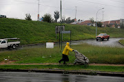 Gloomy weather in Johannesburg. 