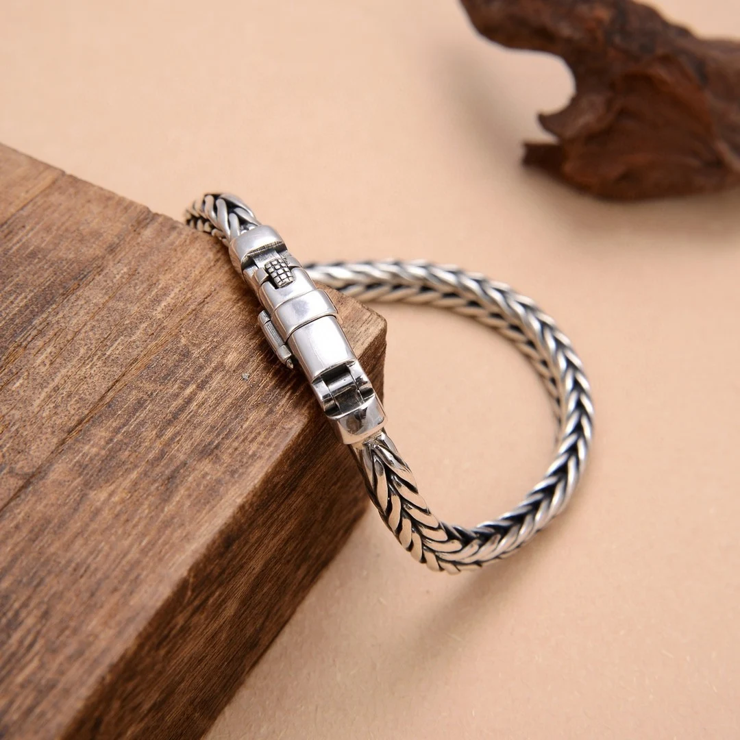 Title 2, Gepersonaliseerde Thaise zilveren armband voor ...