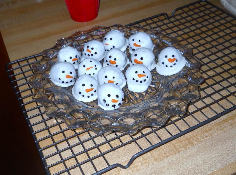 My Granddaughter And I Had A Blast Making These Adorable Little Snowmen.