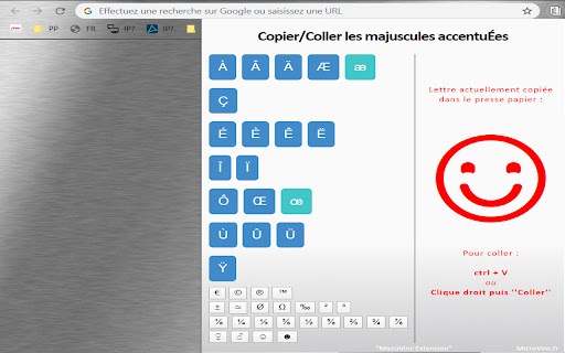 Copier/Coller les majuscules - by MicroVinc