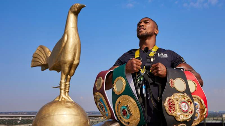 Anthony Joshua defends the WBA, WBO and IBF heavyweight titles against the undefeated Usyk at Tottenham Hotspur Stadium on September 25 2021.