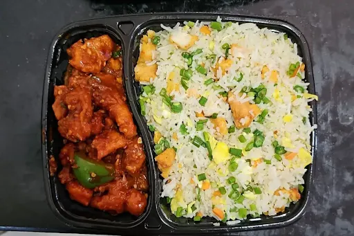Kung Pao Chicken + Chicken Fried Rice