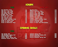 Red Panda Chinese menu 1