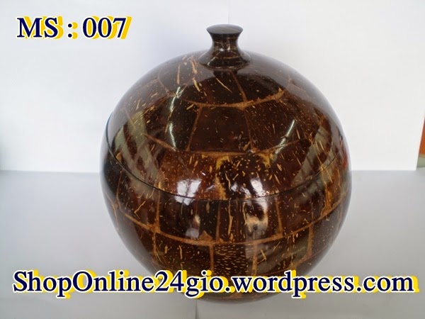 MỸ NGHỆ DỪA : CÁC SẢN PHẨM TỪ GỖ DỪA