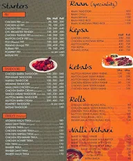 Delhi Zaika menu 1