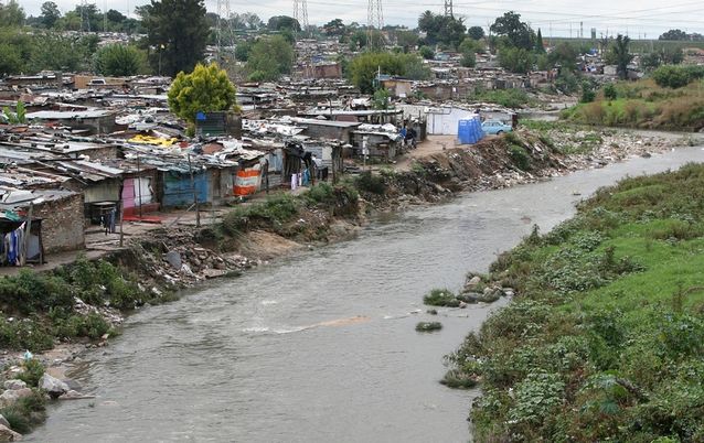 The Jukskei River where church congregants were swept away in a flash flood on Saturday night. File pic