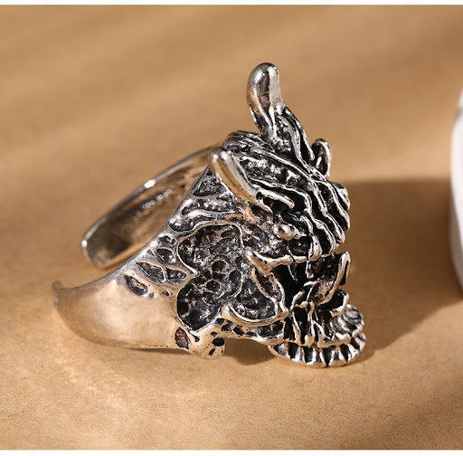 Title 3, Vintage Thai Silver Faucet Ring Fashion Hand Ca...