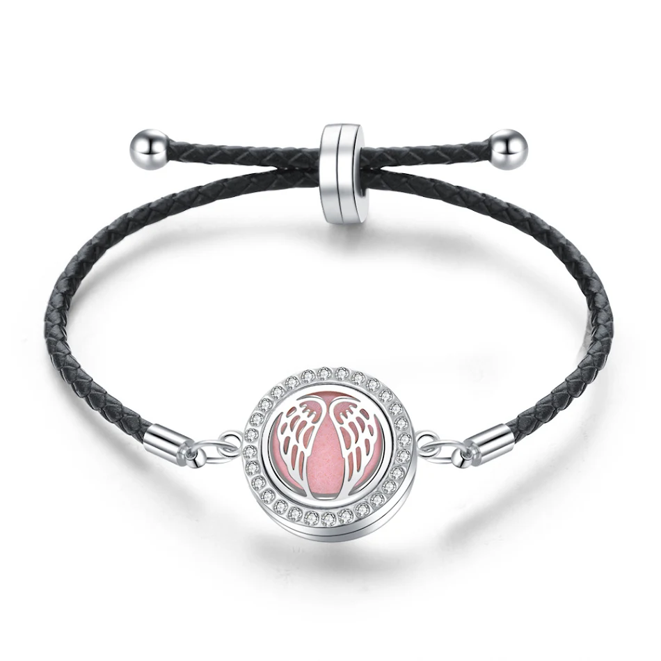 Stainless Steel Alloy Hollow Tree Of Life Aromatherapy Oil Bracelet, enjoy lasting fragrance and essential oil benefits.