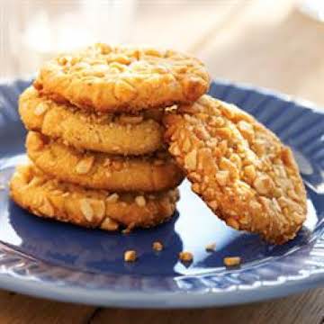 Honey Roasted Peanut Cookies