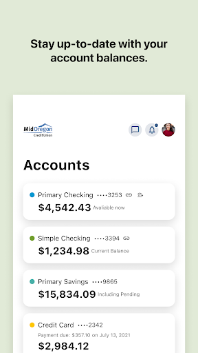 Screenshot Mid Oregon Credit Union