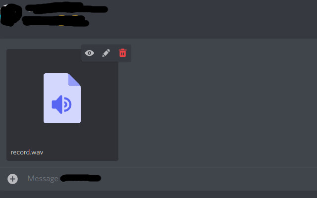 Discord Voice Messages chrome extension