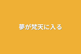 夢が梵天に入る