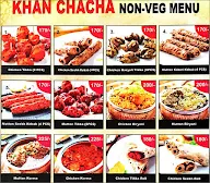 Khan Chacha menu 1