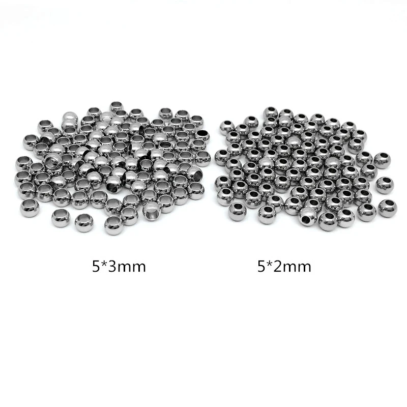 Title 1, Edelstahl Perlenring Spacer Beads für DIY Schmu...