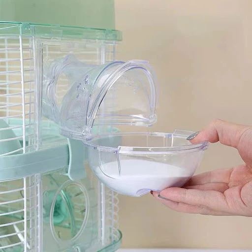 Hamster Bathroom Hamster Toilet Mouse Gerbille Pet Cage Box Bath Sand Room Toy Acrylic House Small Pet Supplies Accessor