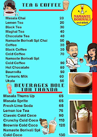 Namaste Borivali menu 1