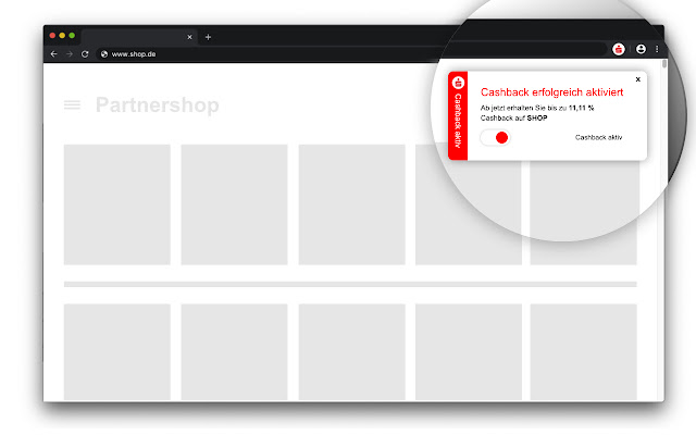 S-Cashback-Radar chrome extension