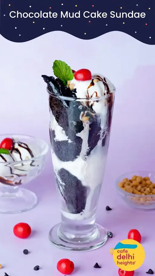 Chocolate Mud Cake Sundae