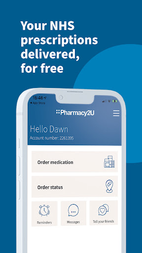 Screenshot Pharmacy2U NHS Prescriptions