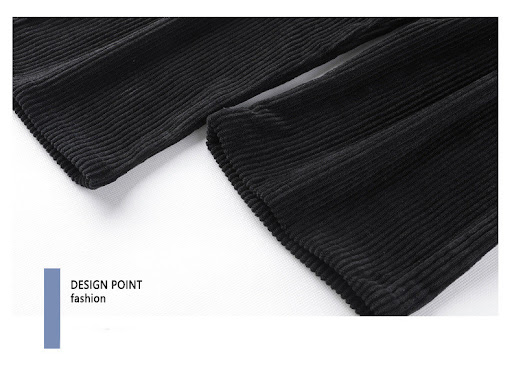 Title 1, Mens Loose Corduroy Drape Casual Sports Pants,...