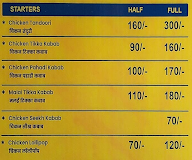 Rafia Biryani menu 1