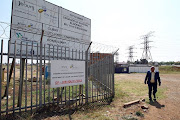 Errol Jacob who is the CLO of the project for three years says Sethogo Engineers accused him of allowing Herman Mashaba into this power substation hence it is now closed. Photo: SANDILE NDLOVU