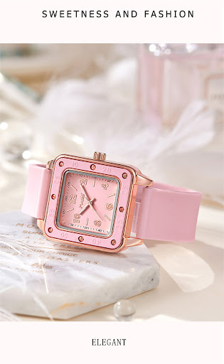 Title 5, Womens Square Simple Fashion Quartz Watch
