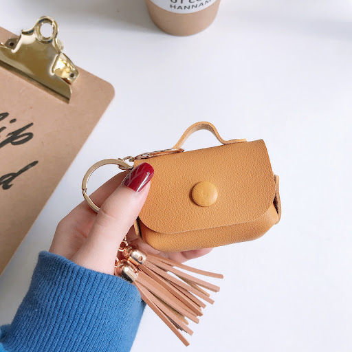Title 14, Compatible with Apple, Leather Tassel AirPods P...