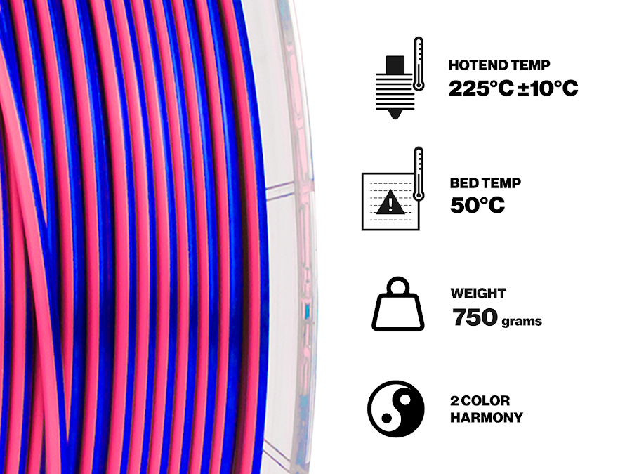 White Green MatterHackers Quantum PLA Filament - 1.75mm (0.75kg)