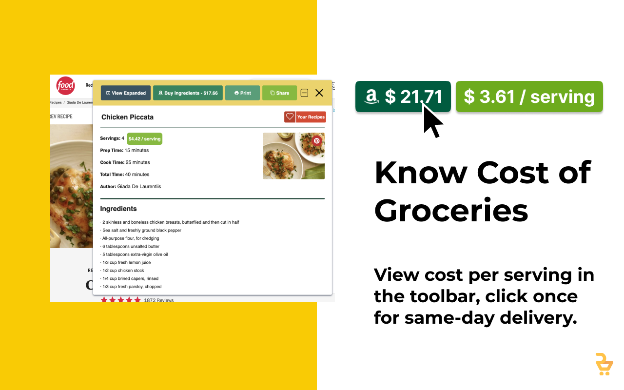 Recipe Cart | Viewer & Grocery Assistant Preview image 4