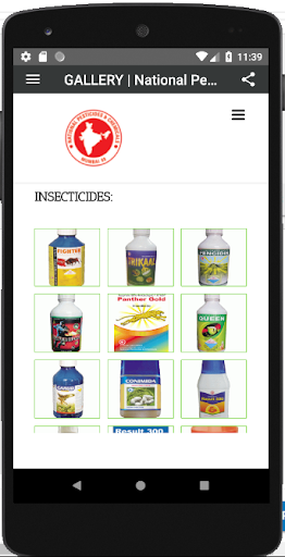 NATIONAL PESTICIDES  CHEMICALS