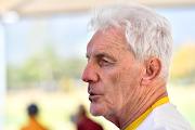 Bafana Bafana head coach Hugo Broos during the team media open day at Lentelus sports ground on January 8 2024 in Stellenbosch.