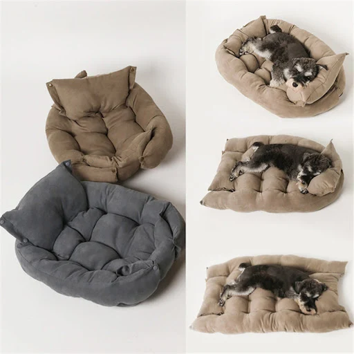 Super Soft Sofa Dog Beds Winter Warm Pet Puppy Cotton Kennel Mat Washable Dog Baskets Pet Products For Small Medium Larg