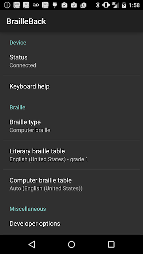 Google BrailleBack